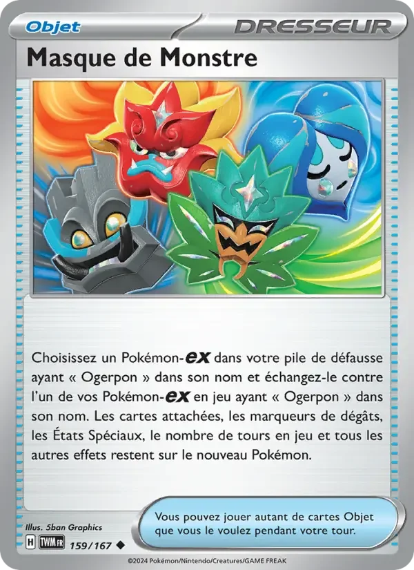 Carte Pokémon Masque de Monstre — Mascarade Crépusculaire