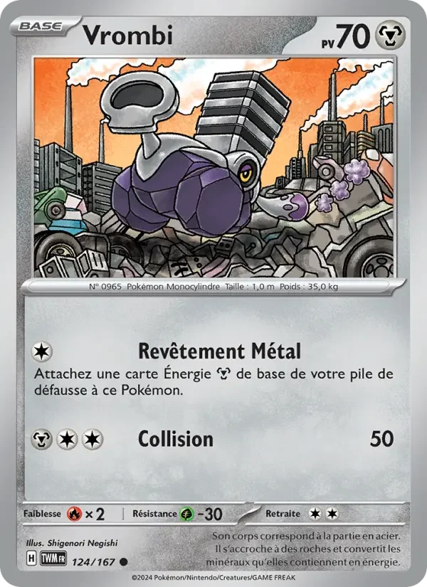 Carte Pokémon Vrombi — Mascarade Crépusculaire