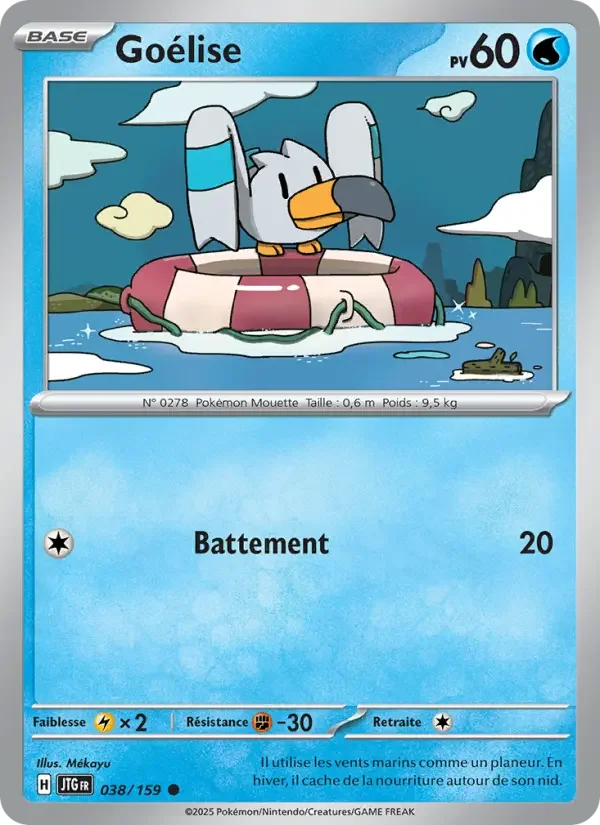 Carte Pokémon Goélise — Aventures Ensemble