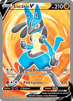 Carte Pokémon Lucario V — Promos Épée et Bouclier