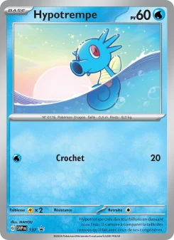 Carte Pokémon Horsea — Promos Écarlate et Violet