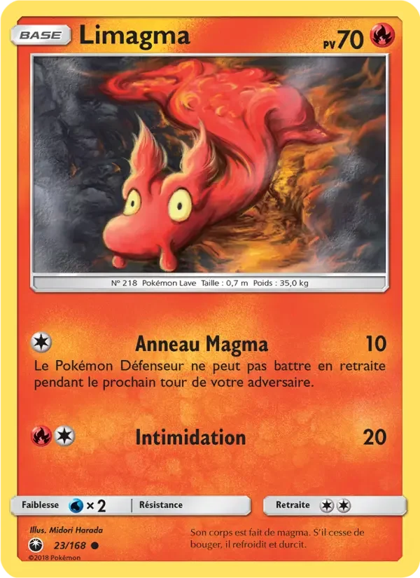 Carte Pokémon Limagma — Tempête Céleste