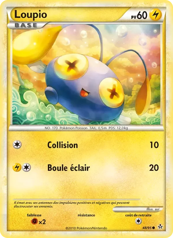 Carte Pokémon Loupio — Déchaînement