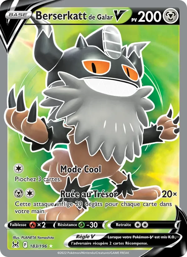 Carte Berserkatt de Galar V