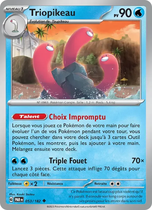 Carte Pokémon Triopikeau — Faille Paradoxe