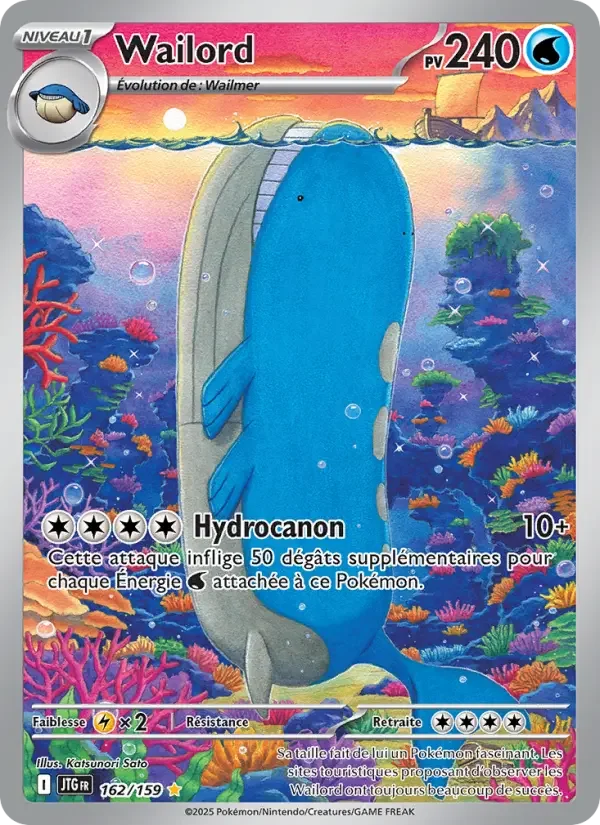 Carte Pokémon Wailord — Aventures Ensemble