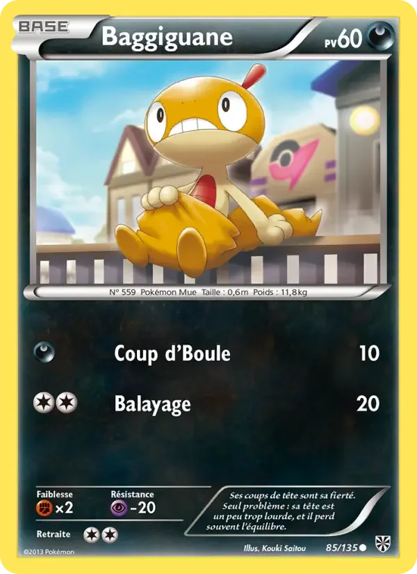 Carte Pokémon Baggiguane — Tempête Plasma