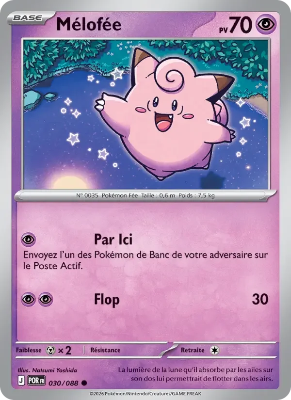 Carte Pokémon Mélofée — Équilibre Parfait