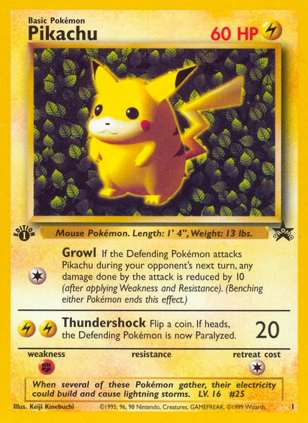 Carte Pikachu