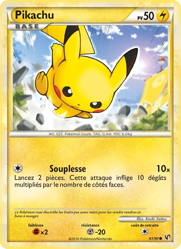 Carte Pikachu
