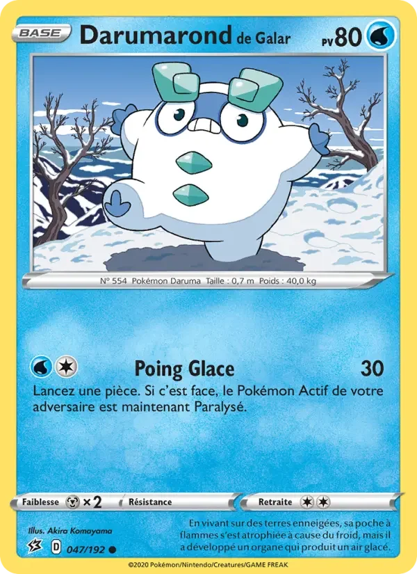 Carte Darumarond de Galar