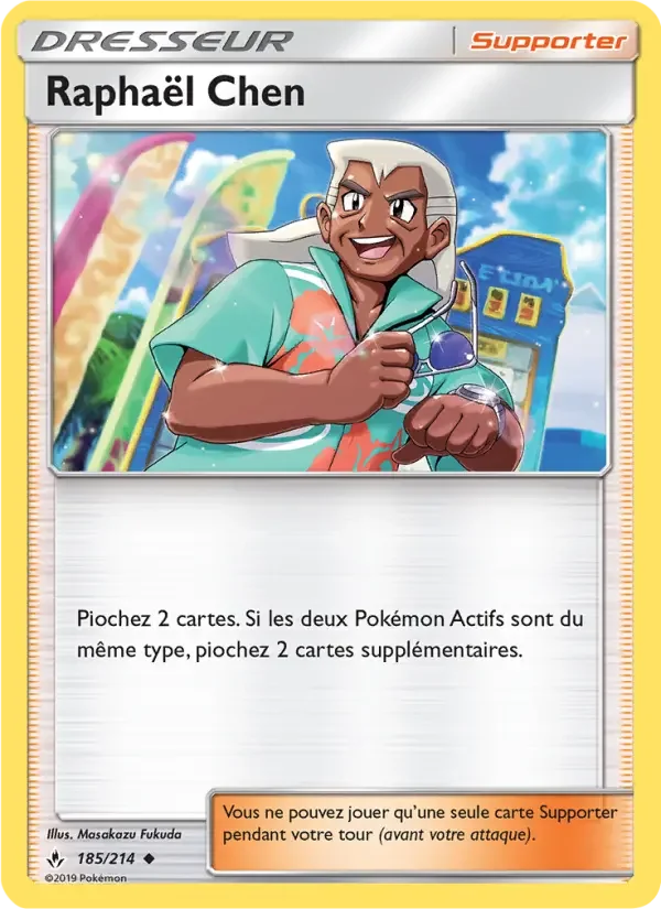 Carte Pokémon Raphaël Chen — Alliance Infaillible