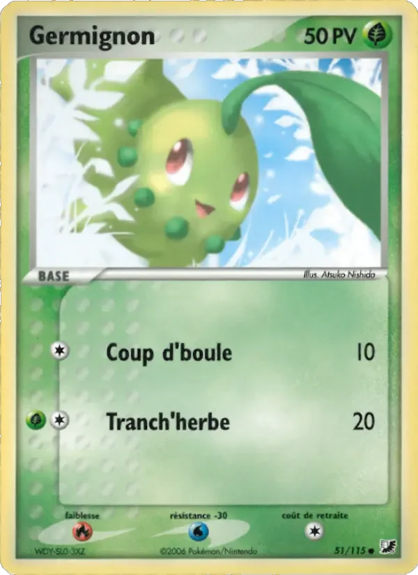 Carte Pokémon Germignon — Forces Cachées