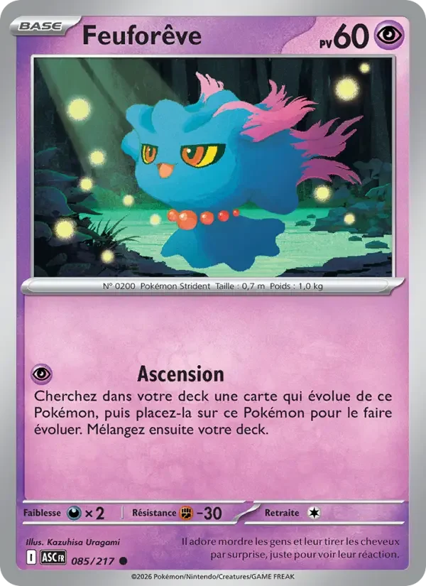 Carte Pokémon Feuforêve — Héros Transcendants