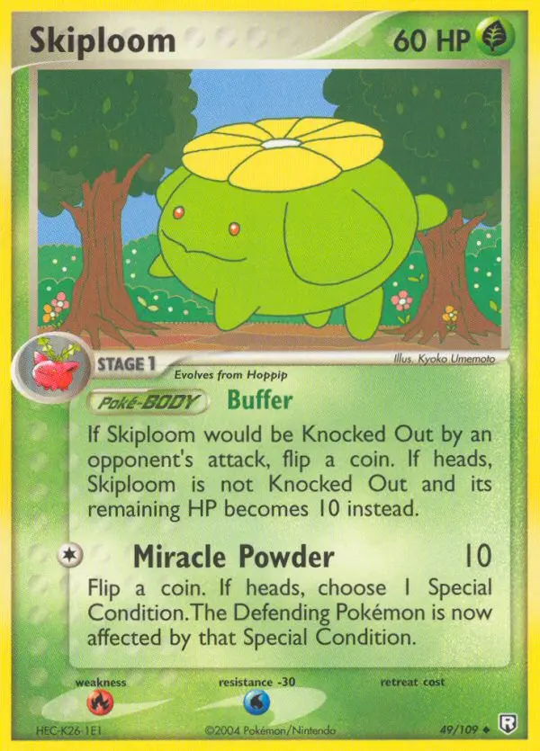 Carte Pokémon Floravol — EX Team Rocket Returns