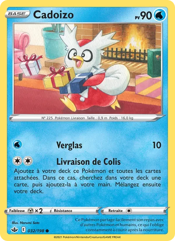 Carte Pokémon Cadoizo — Règne de Glace