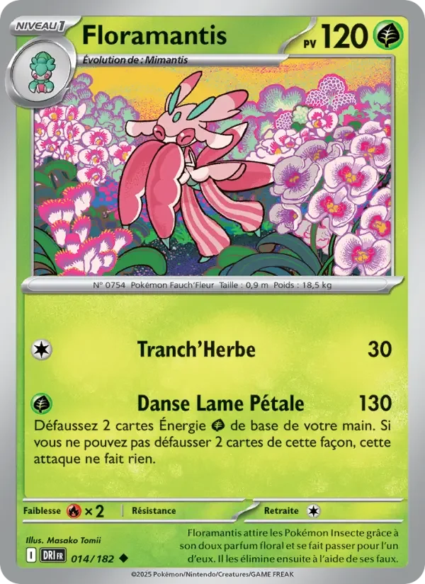 Carte Pokémon Floramantis — Rivalités Destinées