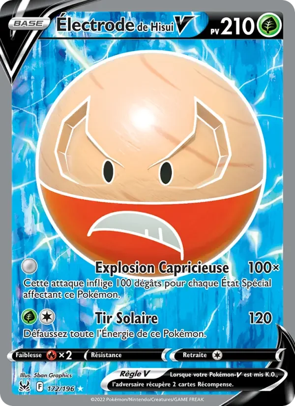 Carte Électrode de Hisui V