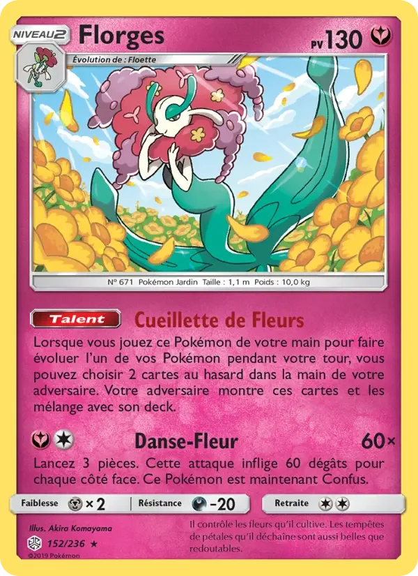 Carte Pokémon Florges — Éclipse Cosmique
