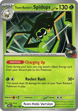 Carte Filentrappe de la Team Rocket