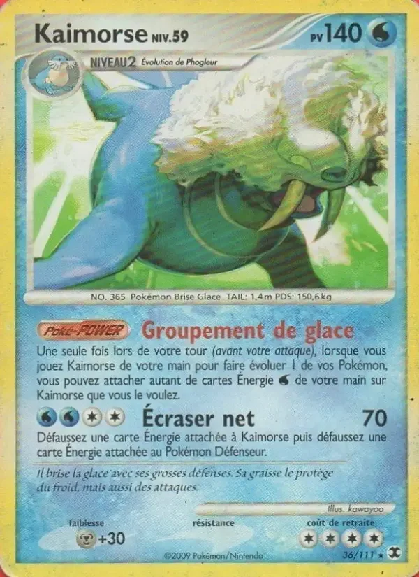 Carte Pokémon Kaimorse Niv. 59 — Rivaux Émergeants