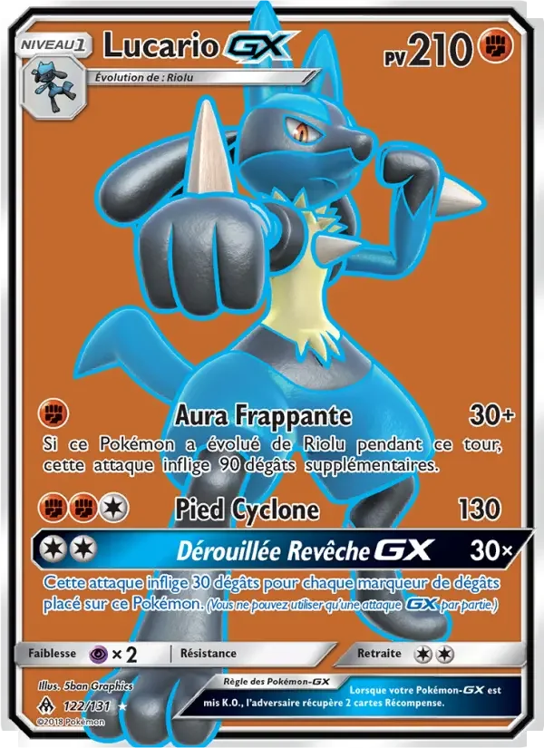 Carte Lucario GX