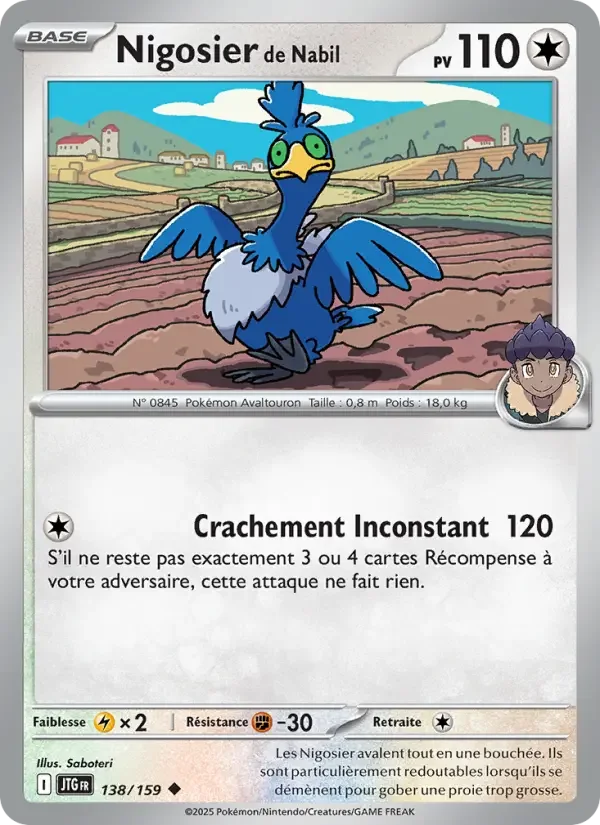 Carte Nigosier de Nabil
