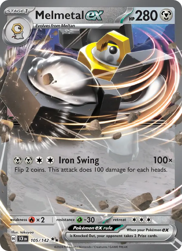 Carte Pokémon Melmetal-ex — Couronne Stellaire