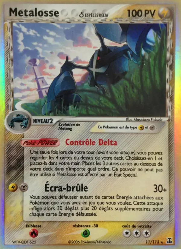 Carte Metalosse δ
