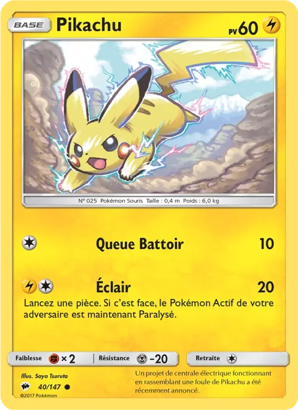 Carte Pikachu