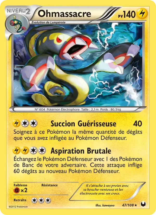 Carte Pokémon Ohmassacre — Explorateurs Obscurs