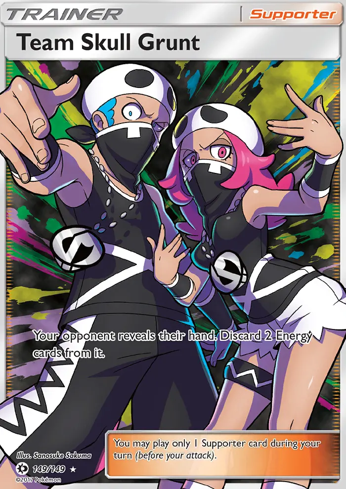 Carte Pokémon Team Skull Grunt — Promos Soleil et Lune