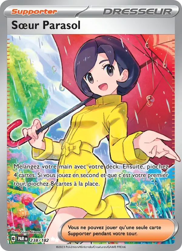 Carte Sœur Parasol