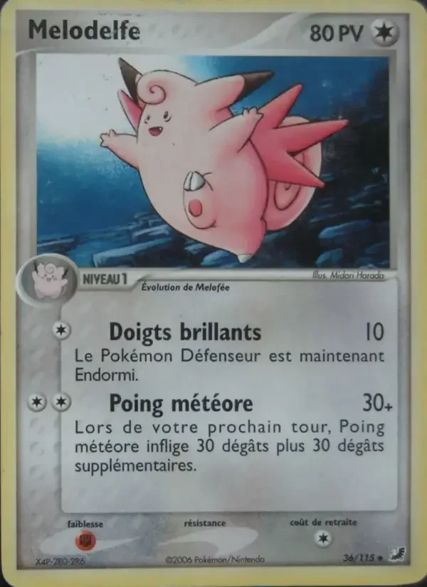 Carte Pokémon Melodelfe — Forces Cachées