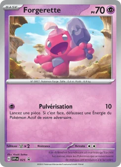 Carte Pokémon Forgerette — Promos Écarlate et Violet