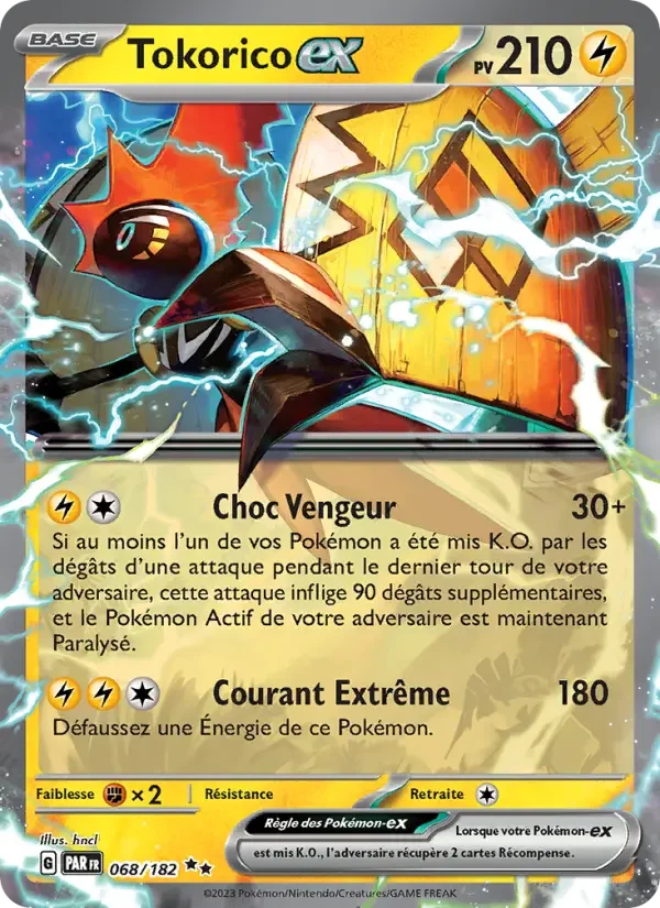 Carte Pokémon Tokorico-ex — Faille Paradoxe