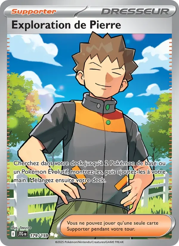 Carte Pokémon Exploration de Pierre — Aventures Ensemble