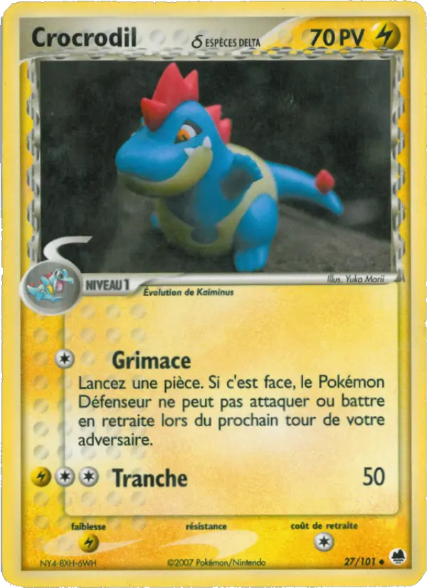 Carte Crocrodil δ