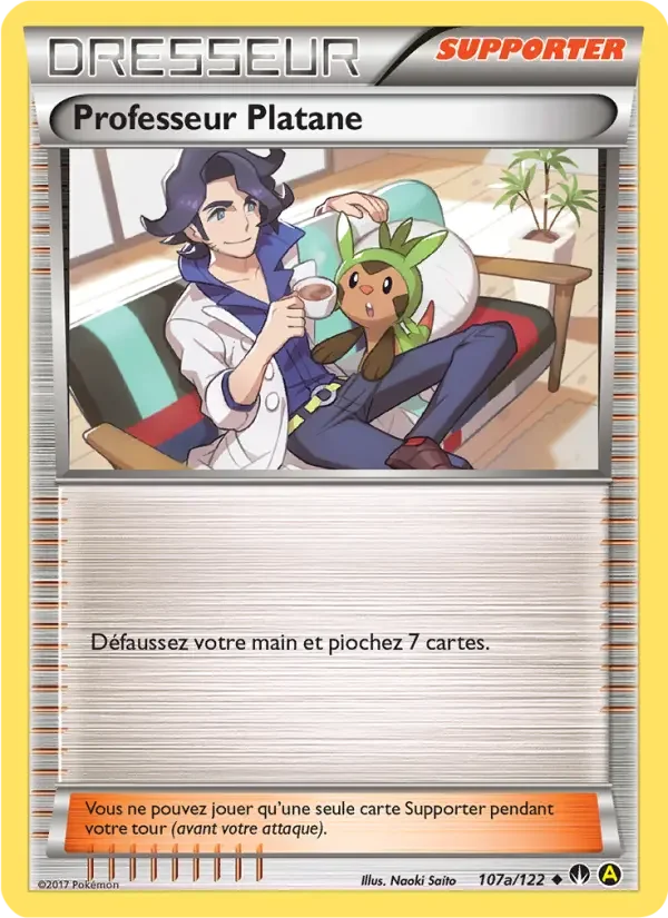 Carte Professeur Platane
