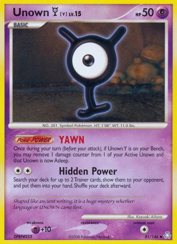 Carte Pokémon Zarbi Y — Éveil des Légendes