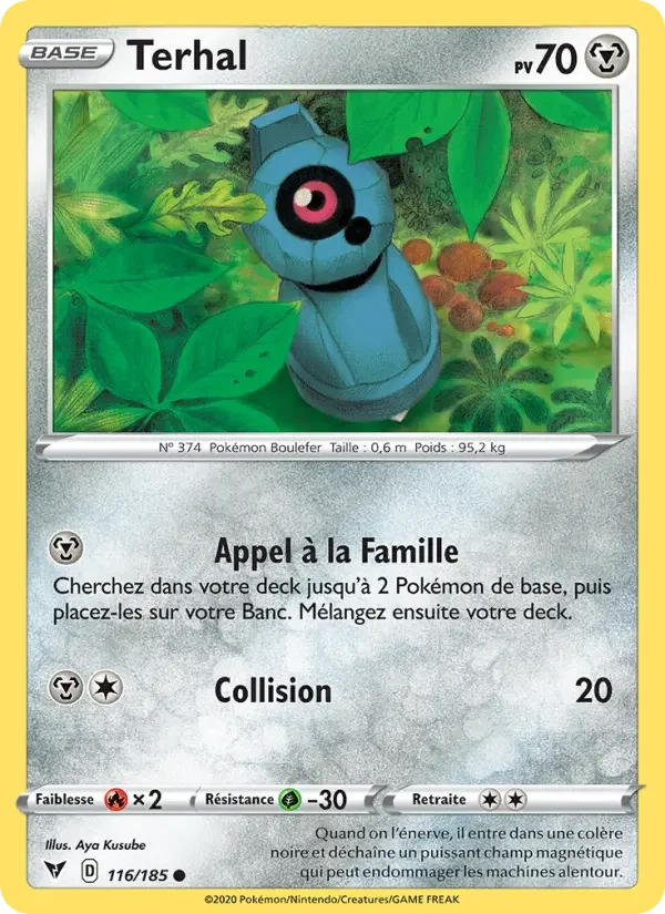 Carte Pokémon Terhal — Voltage Éclatant