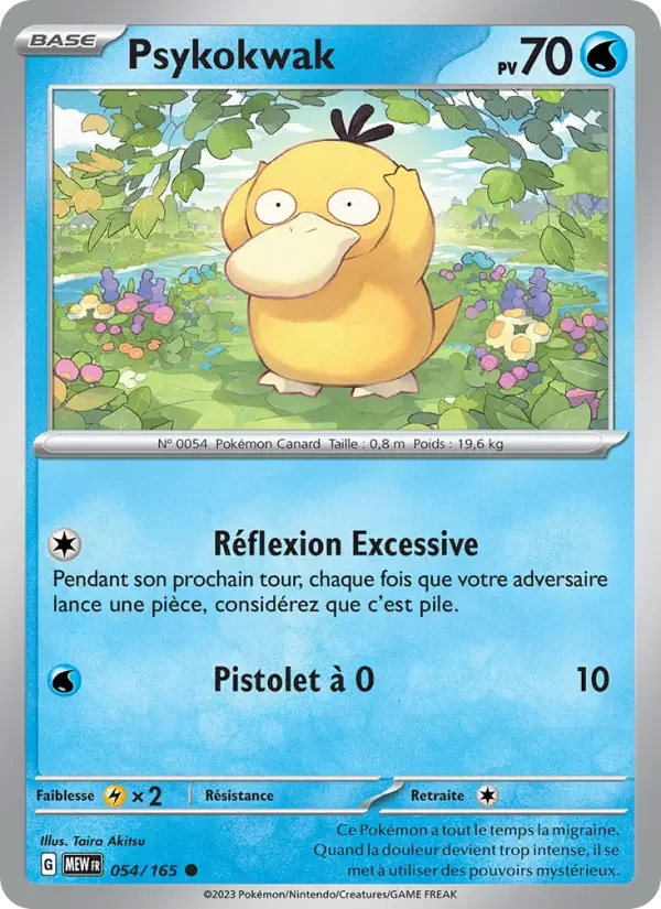 Carte Pokémon Psykokwak — Pokémon 151