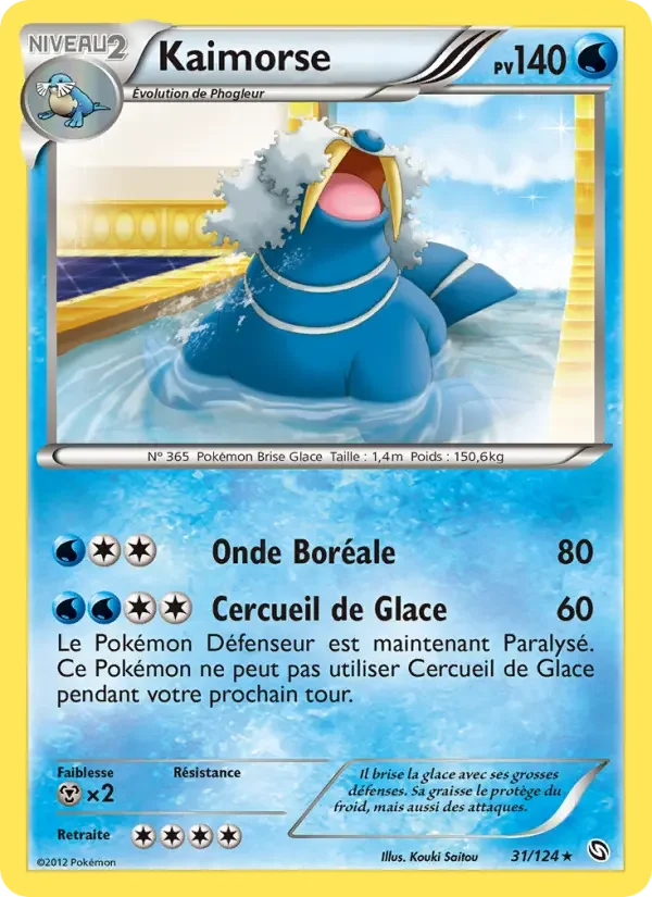 Carte Pokémon Kaimorse — Dragons Exaltés