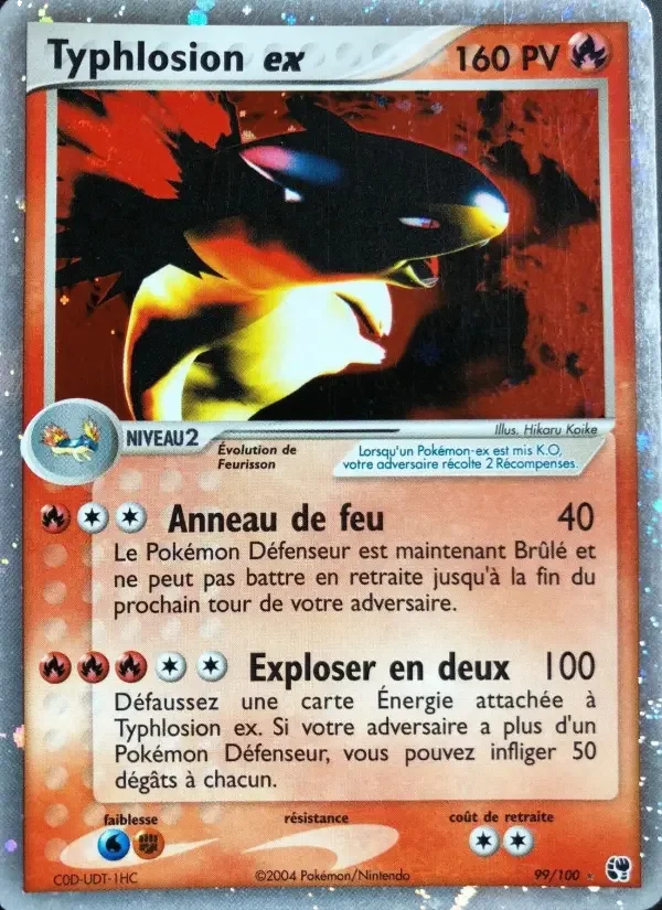 Carte Typhlosion ex