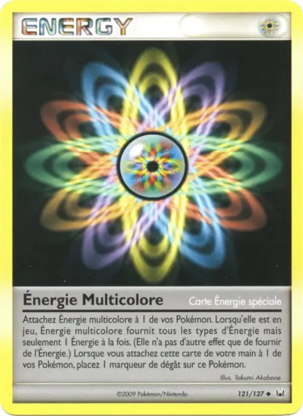 Carte Énergie Multicolore