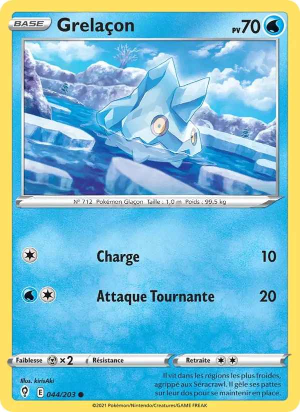 Carte Pokémon Grelaçon — Évolution Céleste