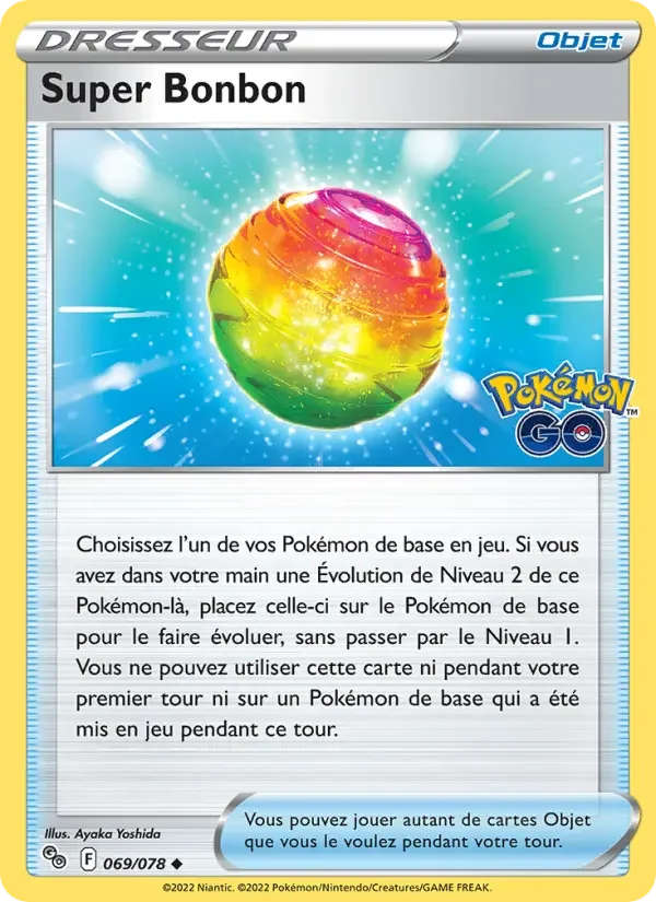 Carte Pokémon Super Bonbon — Pokémon GO
