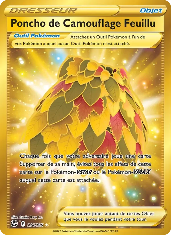 Carte Poncho de Camouflage Feuillu