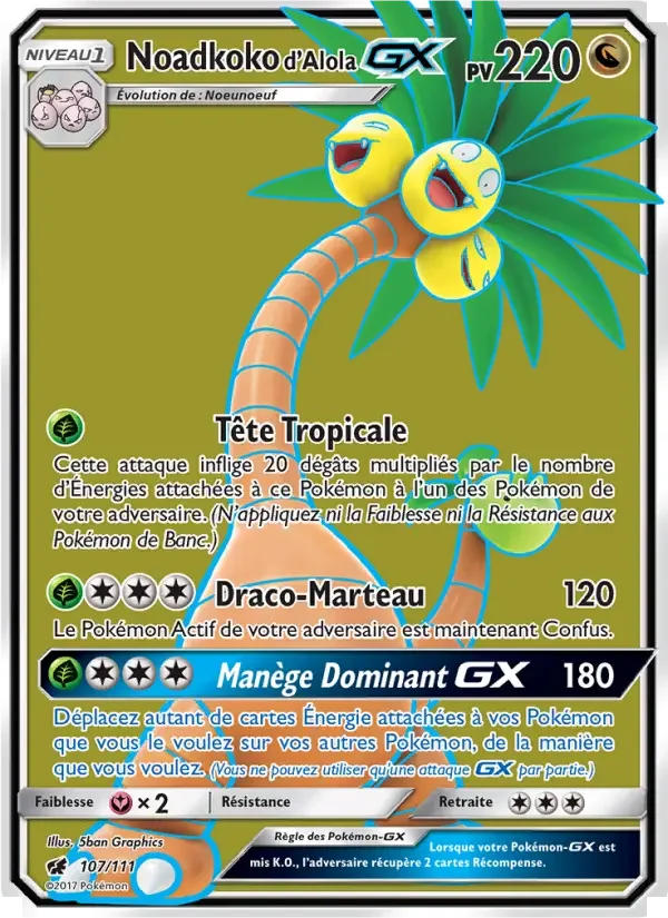 Carte Noadkoko d’Alola GX