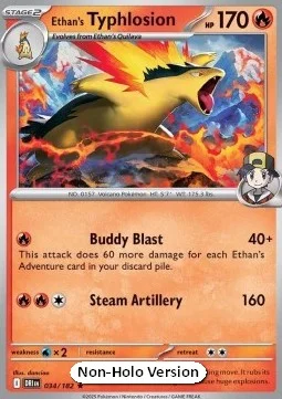 Carte Typhlosion de Luth